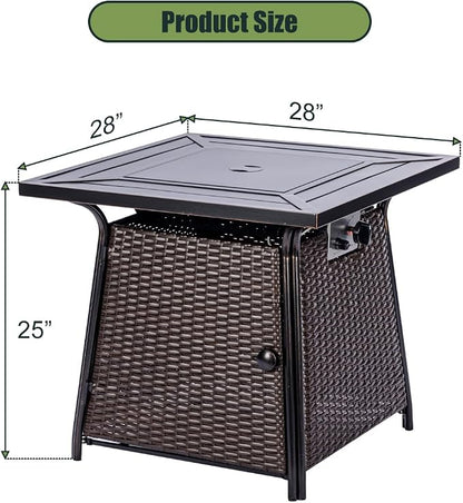 Brown rattan