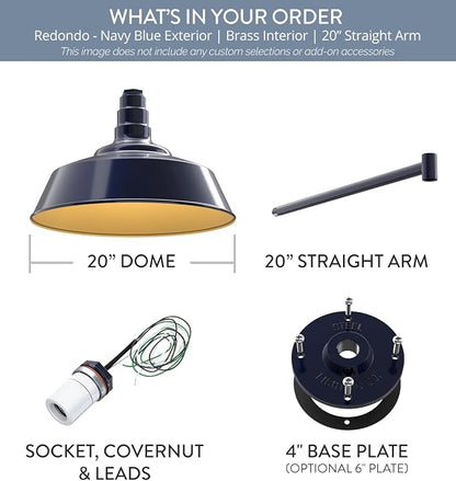 Navy Blue Exterior / Brass Interior