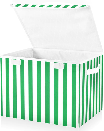Green Christmas Stripe