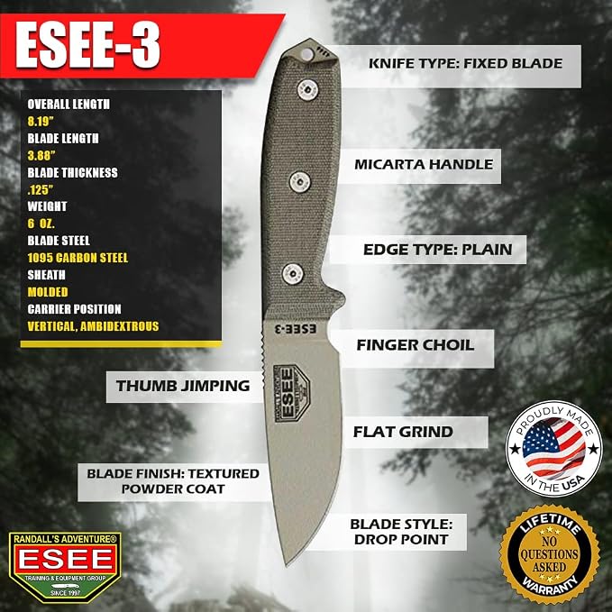 Desert Tan Blade/OD Green Sheath