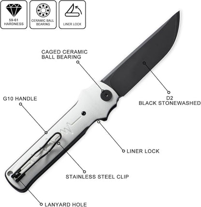 White Black Stonewashed
