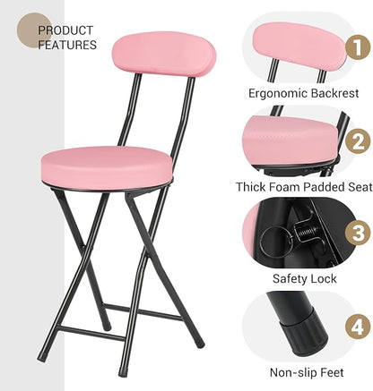 Pink-set of 2-19.2inch