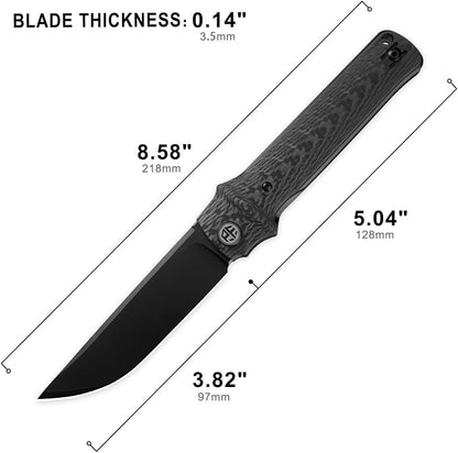 Carbon Fiber Black Stonewashed