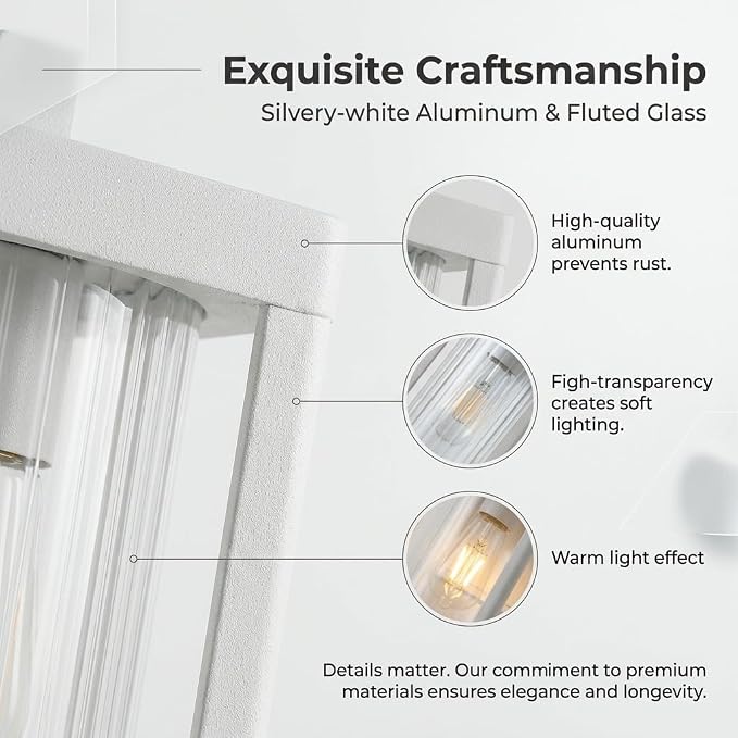 A548-Stripe Glass & White