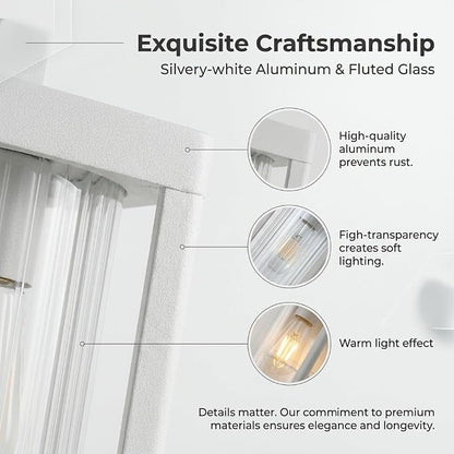 A548-Stripe Glass & White