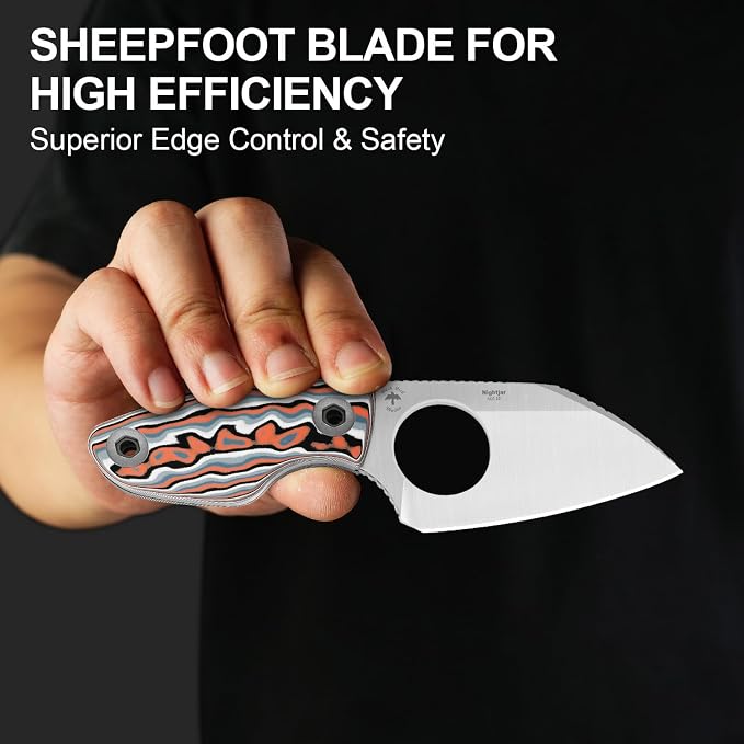 Multicolored Micarta Handle
