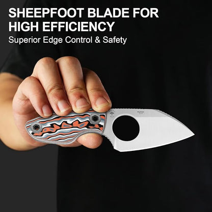 Multicolored Micarta Handle
