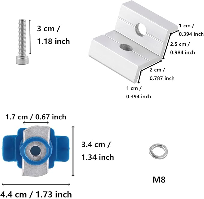 End with Middle Kit Silver