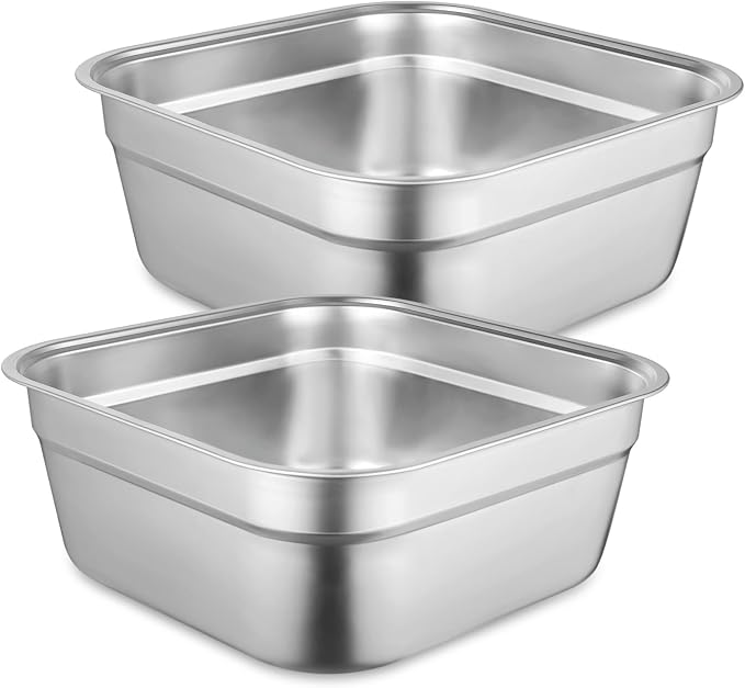 2PCS Kitchen Sink Dish Tub (12.9IN)