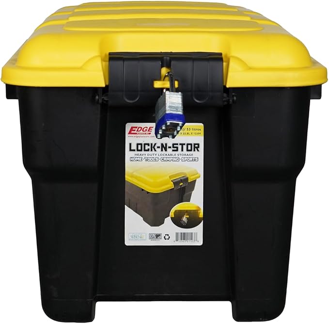 Black with Yellow Lid