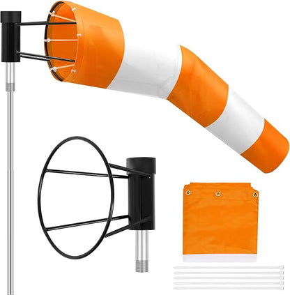 Orange and White