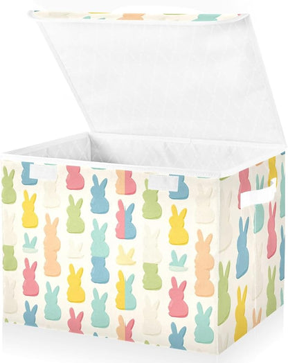 Beige Cartoon Rabbit Easter