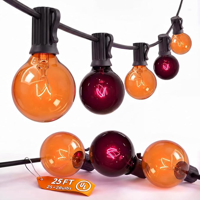 Clear Orange Purple-Black