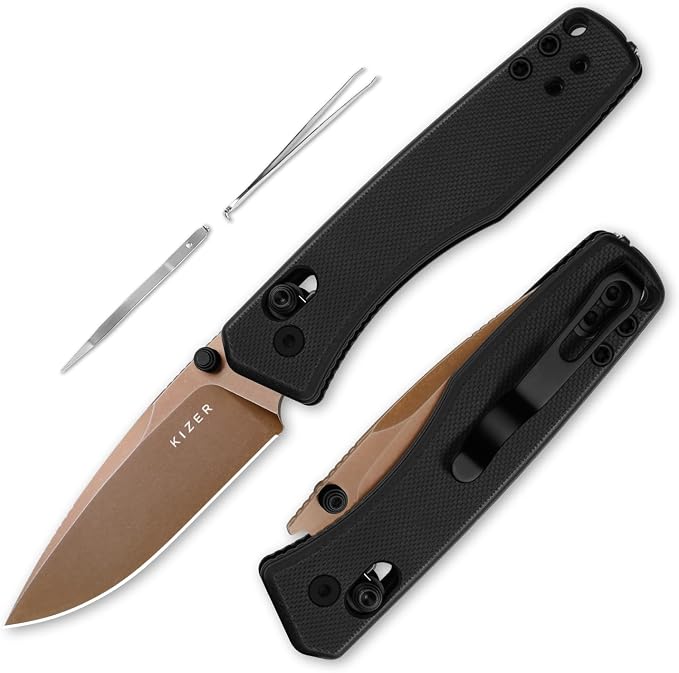 D2 Steel+Black G10 Handle