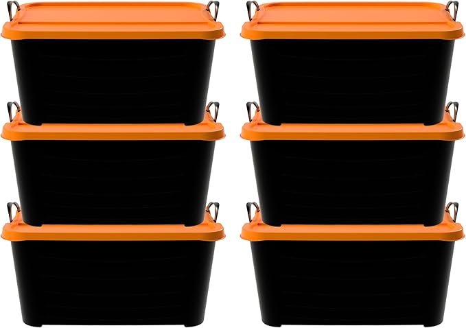 Black/Orange