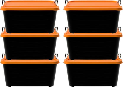 Black/Orange