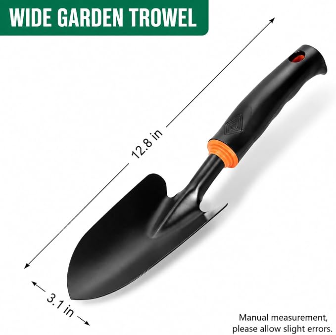 Large Garden Trowel Black