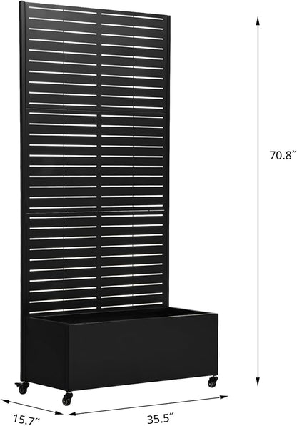Black-louvered