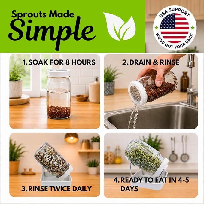 Sprout Jar + Seeds
