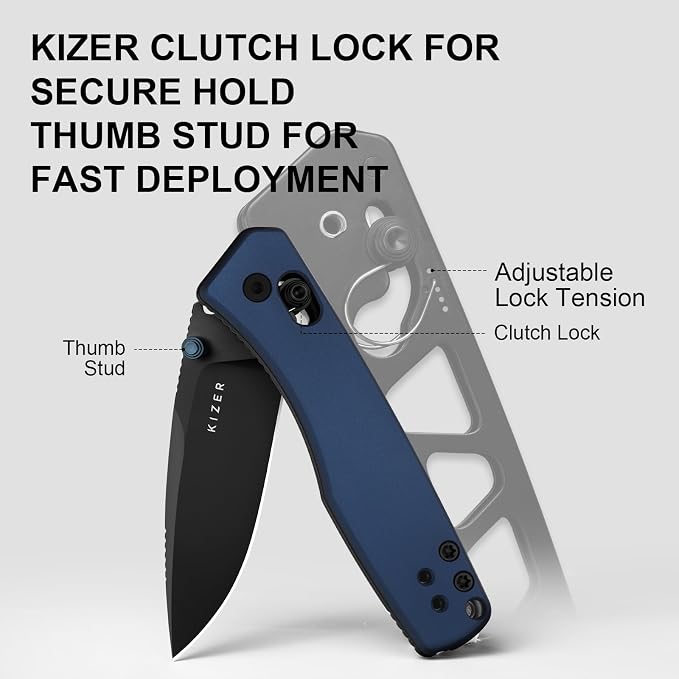 AEB-L Steel+Blue Aluminum Handle
