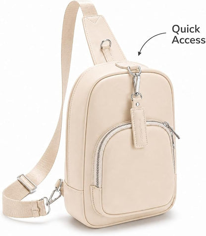 Beige White