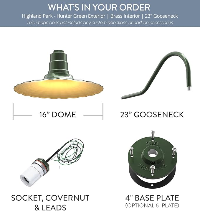 Hunter Green / Brass