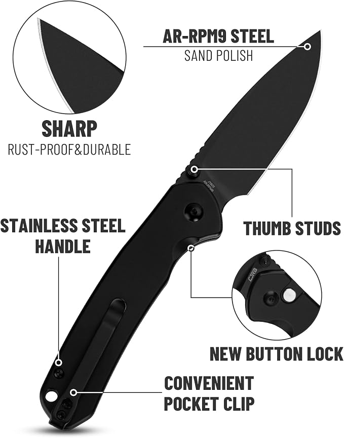 Black PVD Stainless Steel Handle