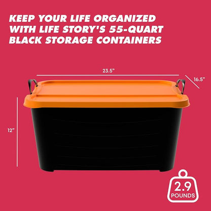 Black/Orange