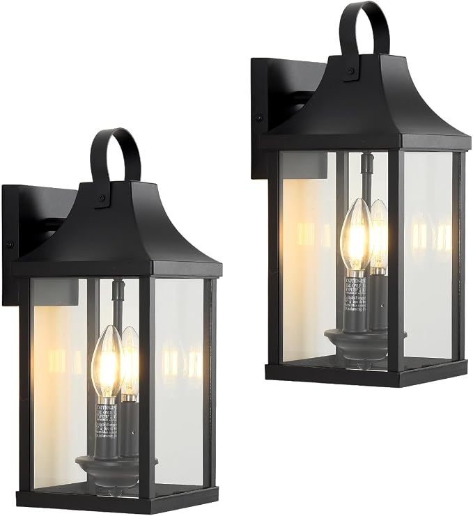 A551-Clear Glass & Black