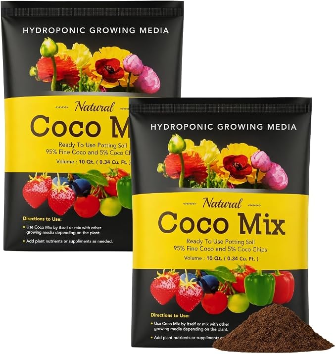 Coco Mix - 10 Qt (0.34 Cu. Ft.) - 2 Pack