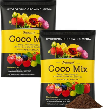 Coco Mix - 10 Qt (0.34 Cu. Ft.) - 2 Pack