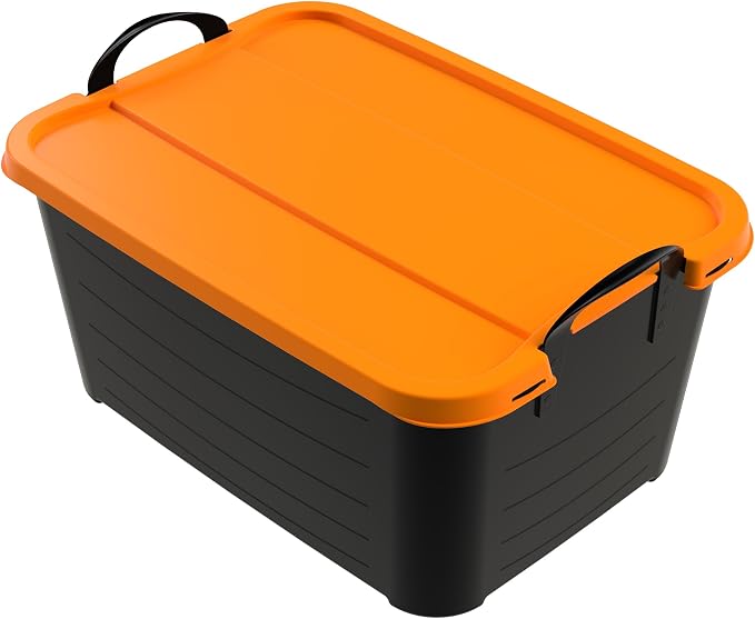 Black/Orange