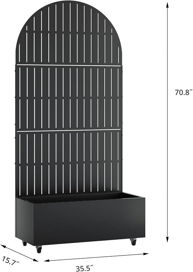Black-fence-arched