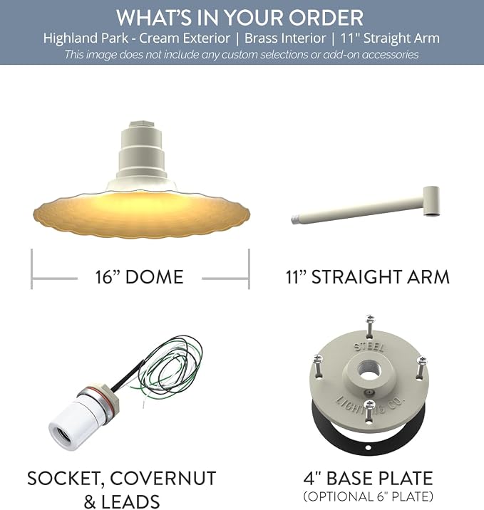 Cream / Brass