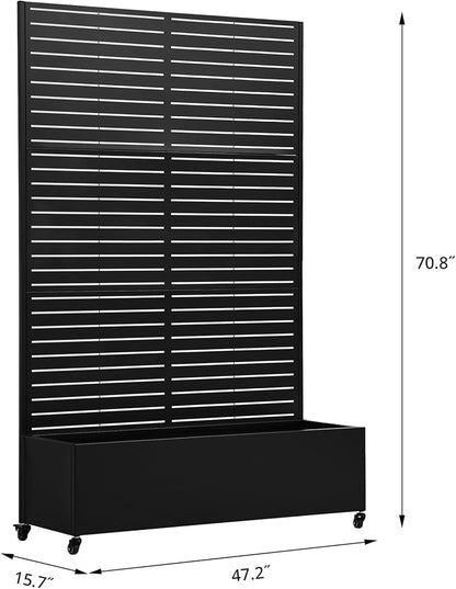 Black-louvered