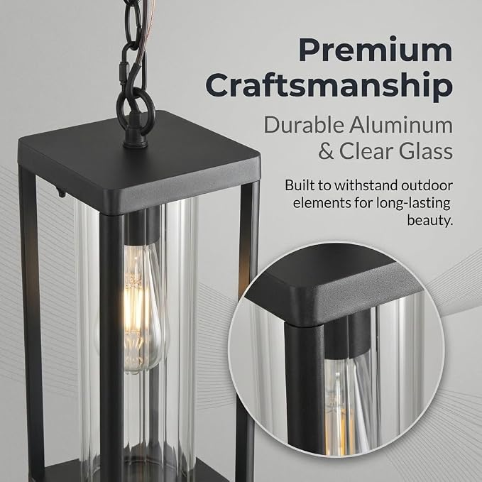 A548-Stripe Glass & Black