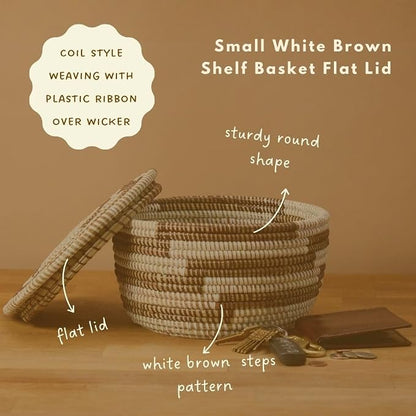 White Brown Flat