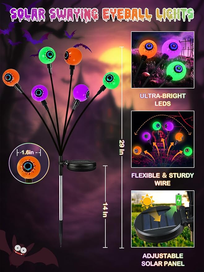 Orange Purple and Green