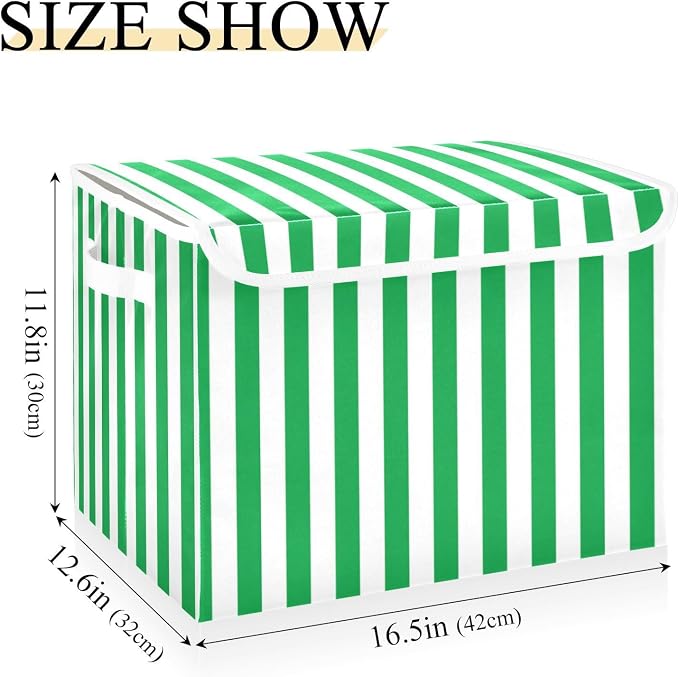 Green Christmas Stripe