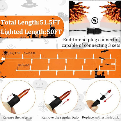 orange light black wire