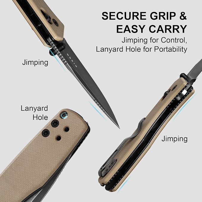 D2 Steel+Sand G10 Handle