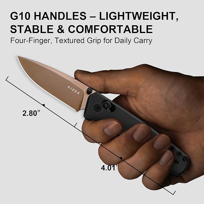 D2 Steel+Black G10 Handle