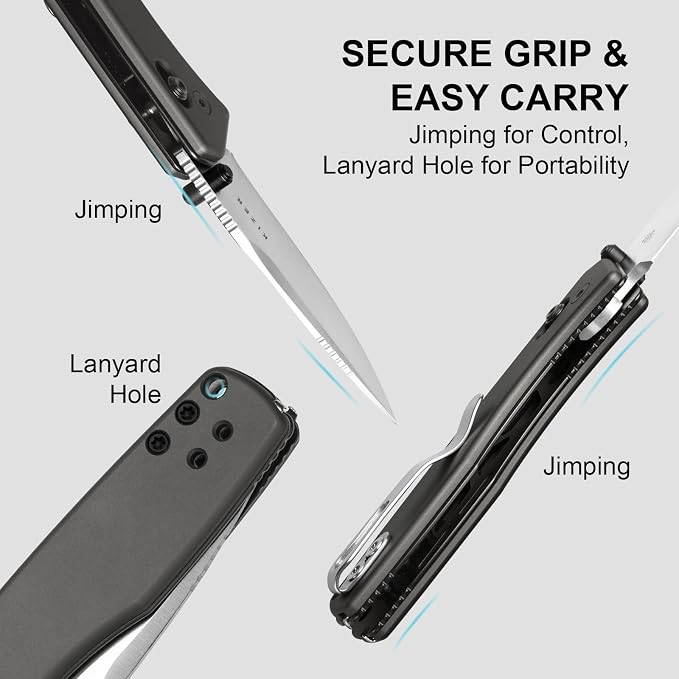 AEB-L Steel+Gray Aluminum Handle