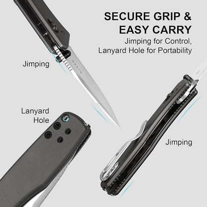 AEB-L Steel+Gray Aluminum Handle