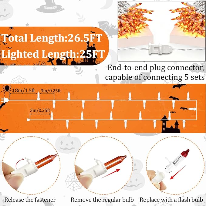Orange Light White Wire