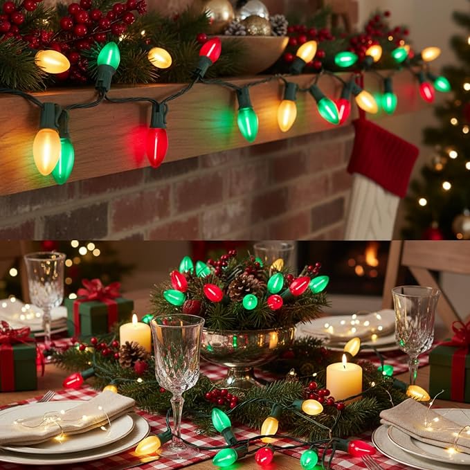 LED-Frosted White Red Green
