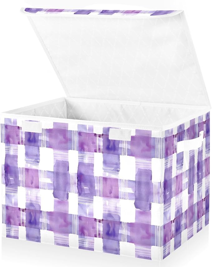 Purple Checked