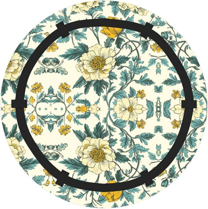 Yellow Teal Beige