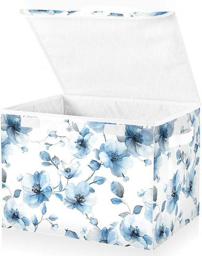 Blue Watercolor Flower