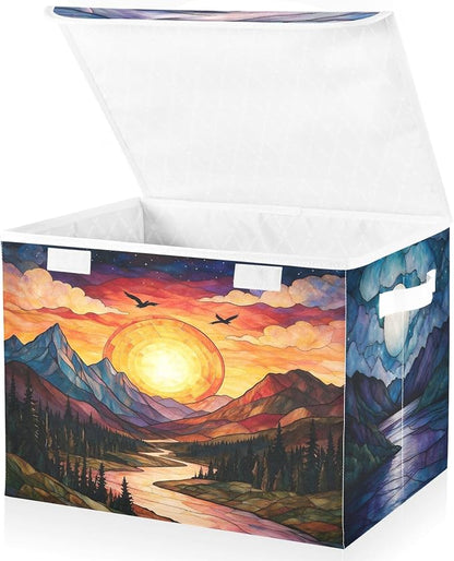 Sunset over The Mountains